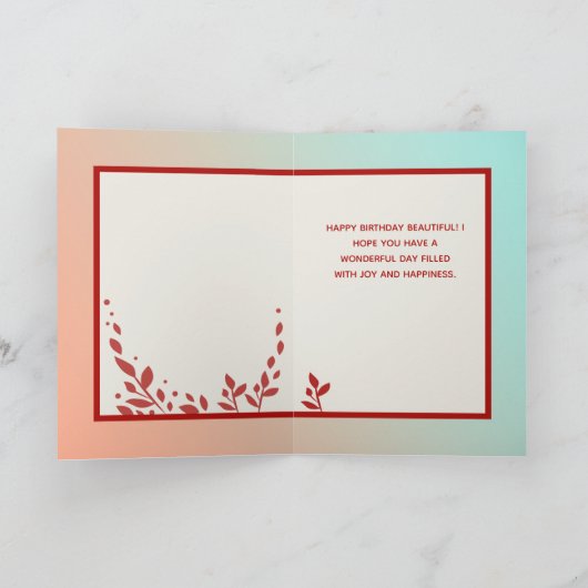 Happy Birthday Kaart vlinders voor vriend (Binnen)