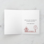 Happy Birthday Kaart voor boeren etc. (Binnen)