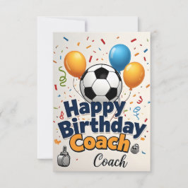 Happy Birthday Kaart voor de coach