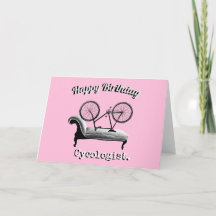 Happy Birthday Kaart voor fietsers