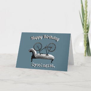 Happy Birthday Kaart voor fietsers