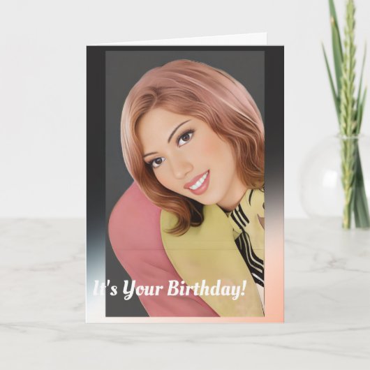 Happy Birthday Kaart voor haar (Voorkant)