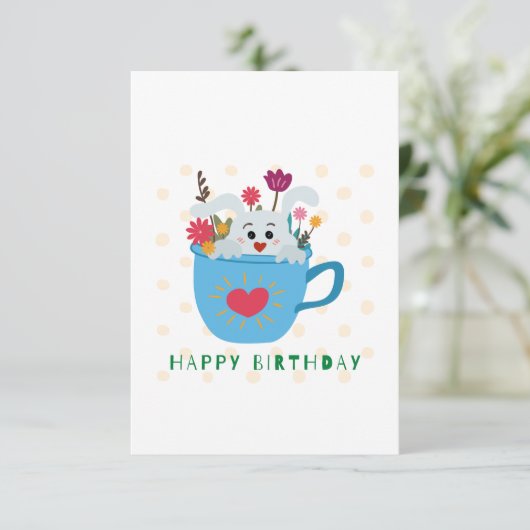 Happy Birthday Kaart voor haar (Staand voorkant)