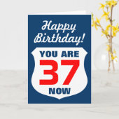 Happy Birthday kaart voor jongens en mannen naar l (Gele Bloem)