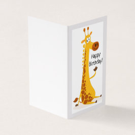 Happy Birthday - Kaart voor kinderen