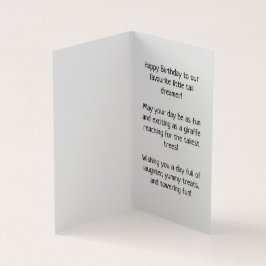 Happy Birthday - Kaart voor kinderen