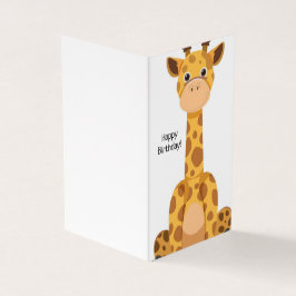 Happy Birthday - Kaart voor kinderen