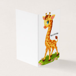 Happy Birthday - Kaart voor kinderen