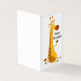 Happy Birthday - Kaart voor kinderen