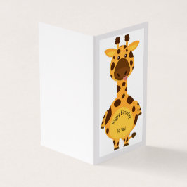 Happy Birthday - Kaart voor kinderen