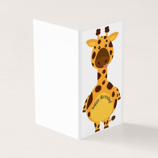 Happy Birthday - Kaart voor kinderen (Buitenkant)