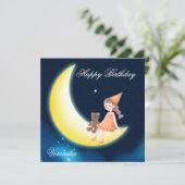 Happy Birthday Kaart voor meisjes (Staand voorkant)