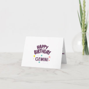 Happy Birthday Kaart voor Tweelingen