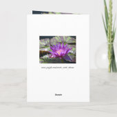 Happy Birthday Kaart zegt het met tulpen (Achterkant)