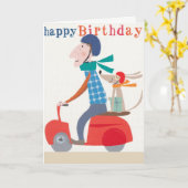 Happy Birthday-kaarten Kaart (Gele Bloem)