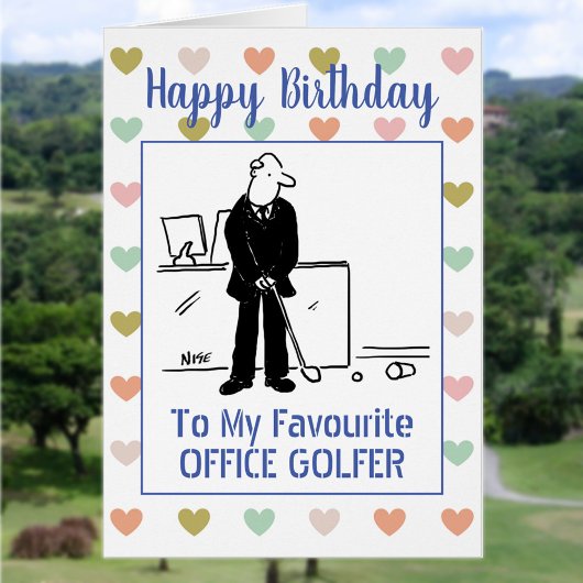 Happy Birthday Kantoor Golfer