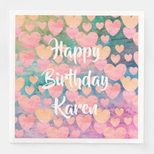 Happy Birthday #Karen party inapkins van DAL Servet