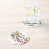 Happy Birthday Kartonnen Onderzetters (Insitu)