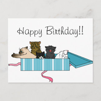 Happy Birthday Kat Briefkaart
