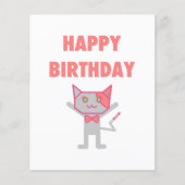 Happy Birthday Kat Flyer (Voorkant)