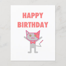Happy Birthday Kat Flyer