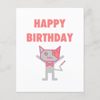 Happy Birthday Kat Flyer