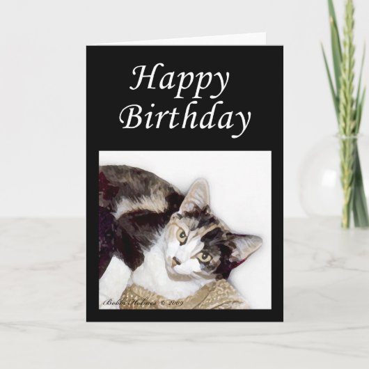 Happy Birthday Kat Kaart (Voorkant)
