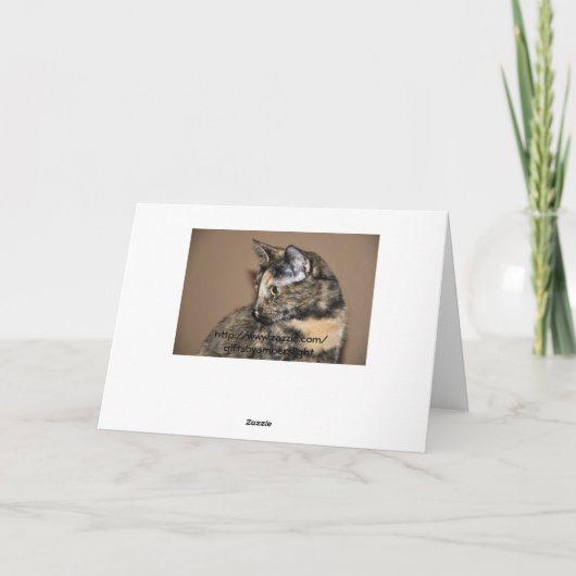 Happy Birthday Kat Kaart (Achterkant)