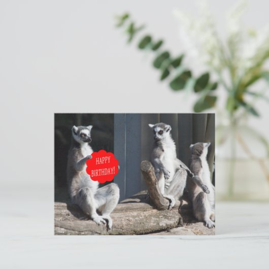 Happy Birthday Katta Briefkaart (Staand voorkant)