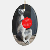 Happy Birthday Katta Keramisch Ornament (Links)