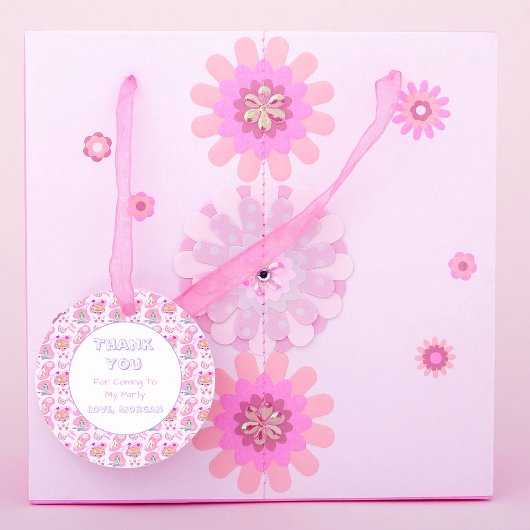 Happy Birthday Katten hebben een feest Ronde Sticker