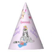 Happy Birthday Katten hebben een partijnaam Feesthoedjes (Voorkant)