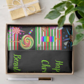 Happy Birthday-kerstcadeaupapier Tissuepapier (Geschenk)