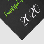 Happy Birthday-kerstcadeaupapier Tissuepapier (Detail)