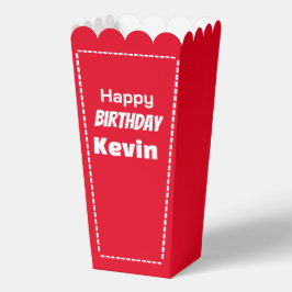 Happy Birthday Kevin bewerkbaar Bedankdoosjes