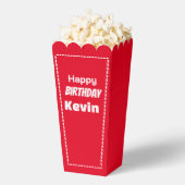 Happy Birthday Kevin bewerkbaar Bedankdoosjes (Popped)