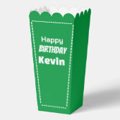 Happy Birthday Kevin bewerkbaar Bedankdoosjes (Achterkant)