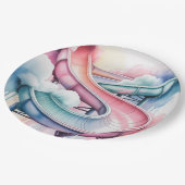 Happy Birthday Kids’ Birthday Waterslide Party Papieren Bordje (Gekanteld)