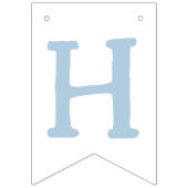 Happy Birthday Kinder Bunny Birthday Blue Vlaggetjes (Tweede vlag)