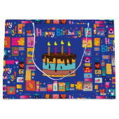 Happy Birthday Kinder Groot Cadeauzakje (Voorkant)