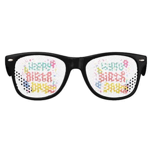 Happy Birthday Kinder Zonnebril (Voorkant)