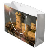 Happy Birthday King of Castle Groot Cadeauzakje (Achterkant Gekanteld)