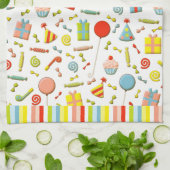 Happy Birthday Kitchen Towel Theedoek (Gevouwen)
