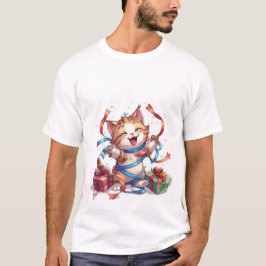 Happy Birthday Kitten Celebration ✨🎉 T-shirt