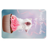 Happy Birthday kitten Magneet (Horizontaal)