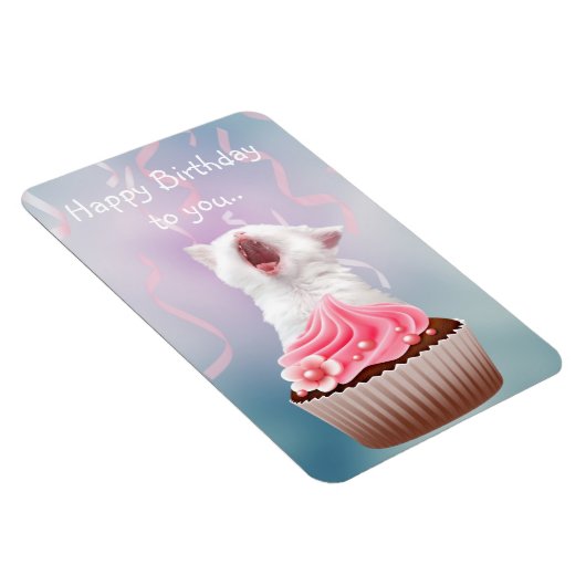 Happy Birthday kitten Magneet (Rechterzijde)