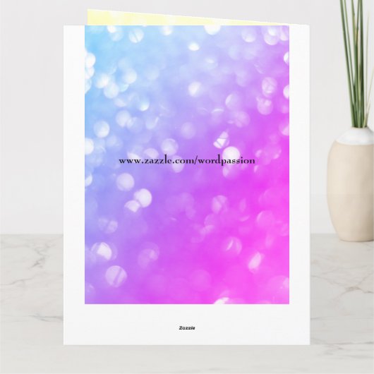 Happy Birthday Kleindochter Fairy design Kaart (Achterkant)