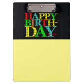 Happy BIrthday-klembord Klembord (Voorkant)