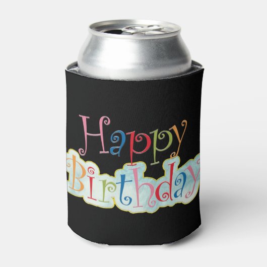 Happy Birthday Koelbox Blikjeskoeler (Blikje Voorkant)