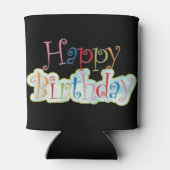 Happy Birthday Koelbox Blikjeskoeler (Achterkant)